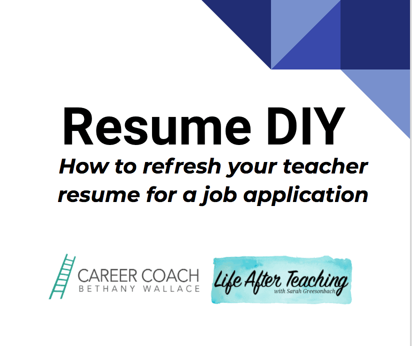 DIY Resume Refresh - Bethany Wallace and Sarah Greesonbach